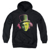 Willy Wonka And The Chocolate Factory - Willy Wonka Face Youth Hooded Sweatshirt
