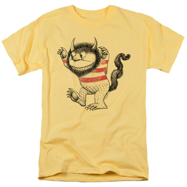 Where The Wild Things Are - Line Art Adult Regular Fit Short Sleeve