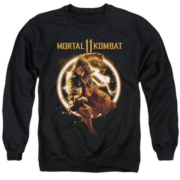 Mortal Kombat 11 - Scorpion Flames Adult Crewneck Sweatshirt