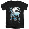 Mortal Kombat Klassic - Raiden Adult Slim Fit V Neck Cotton