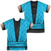 Mortal Kombat Klassic - Sub Zero Outfit Adult Regular Fit Short Sleeve 100% Poly