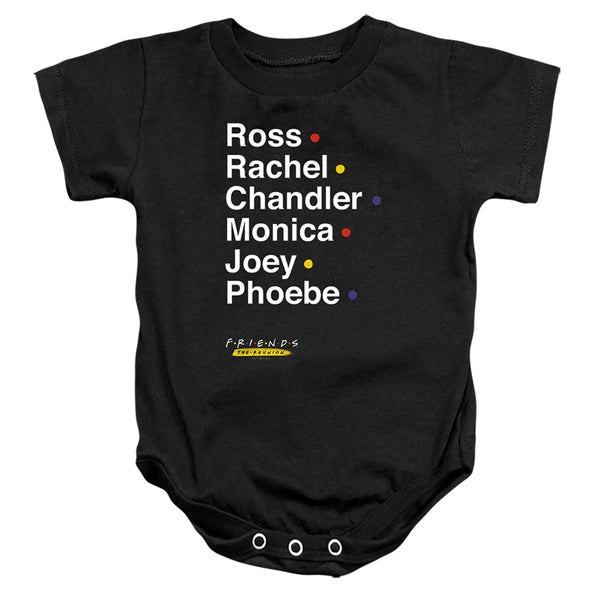 Friends - Reunion Names Infant Snapsuit