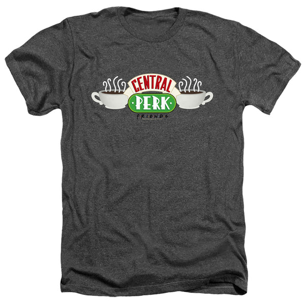 Friends - Central Perk Logo Adult Regular Fit Heather Short Sleeve
