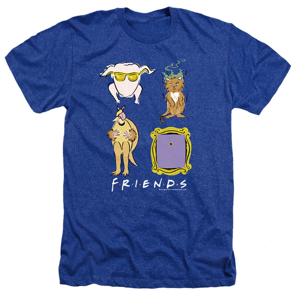 Friends - Sybmols Adult Regular Fit Heather Short Sleeve