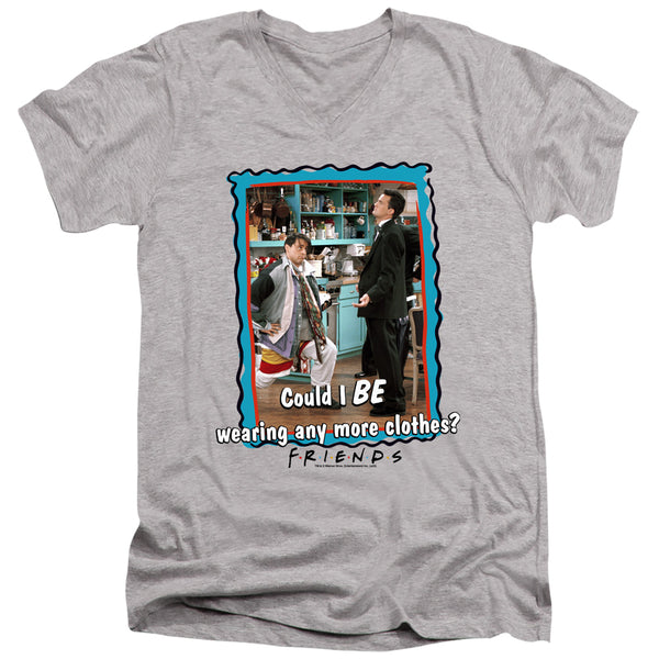 Friends - Any More Clothes Adult Slim Fit V Neck Cotton