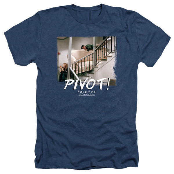 Friends - Pivot Adult Regular Fit Heather Short Sleeve