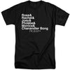 Friends - Chanandler Bong Adult Tall Fit Short Sleeve