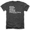 Friends - Chanandler Bong Adult Regular Fit Heather Short Sleeve