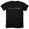 Friends - Logo Adult Regular Fit Heather Short Sleeve