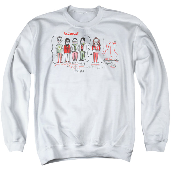 Big Bang Theory - Bazinga Equation Adult Crewneck Sweatshirt