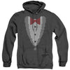 Big Bang Theory - Pixelated Tux Adult Heather Hoodie