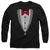 Big Bang Theory - Pixelated Tux Adult Long Sleeve