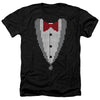 Big Bang Theory - Pixelated Tux Adult Regular Fit Heather Short Sleeve