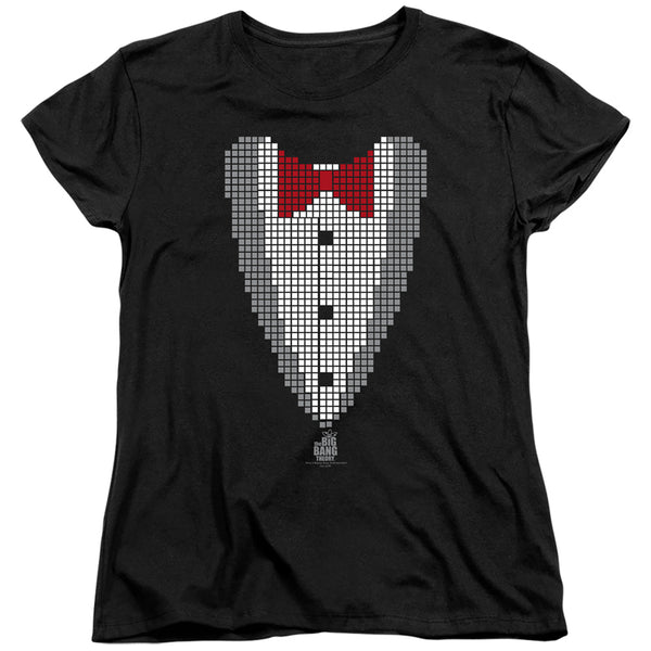 Big Bang Theory - Pixelated Tux Women's Short Sleeve