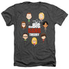 Big Bang Theory - Emojis Adult Regular Fit Heather Short Sleeve