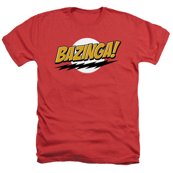 Big Bang Theory - Bazinga Adult Regular Fit Heather Short Sleeve