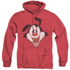 Animaniacs - Yakko Head Adult Heather Hoodie