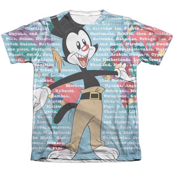 Animaniacs - Yakko World Adult Regular Fit Short Sleeve 65 - 35 Poly - Cotton
