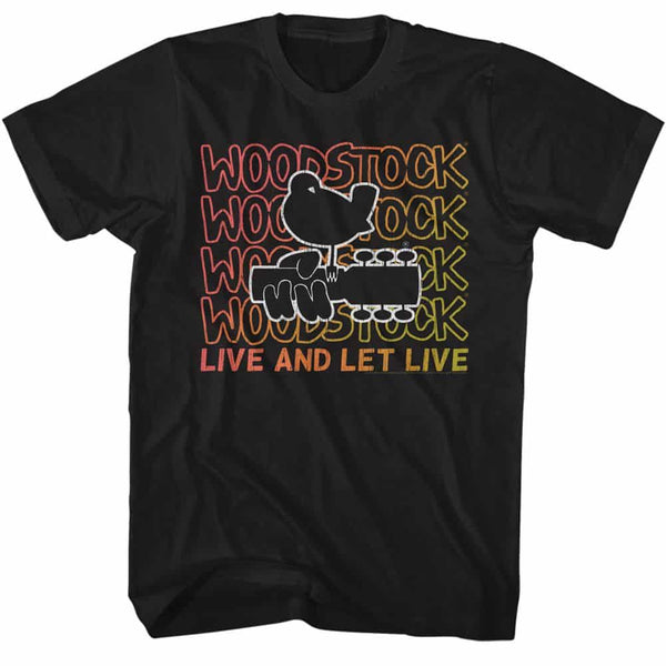 Woodstock Live And Let Live Gradient- S/S Tshirt