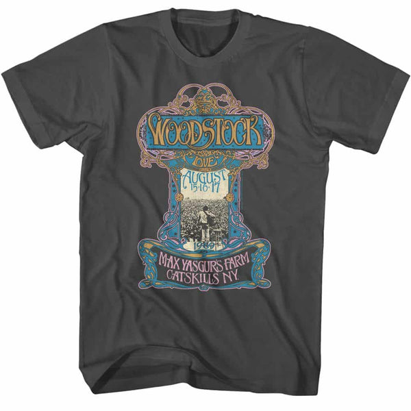Woodstock Nouveau Poster- S/S Tshirt