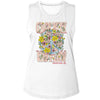 Woodstock Grow With The Flow-Ladies Muscle Tank