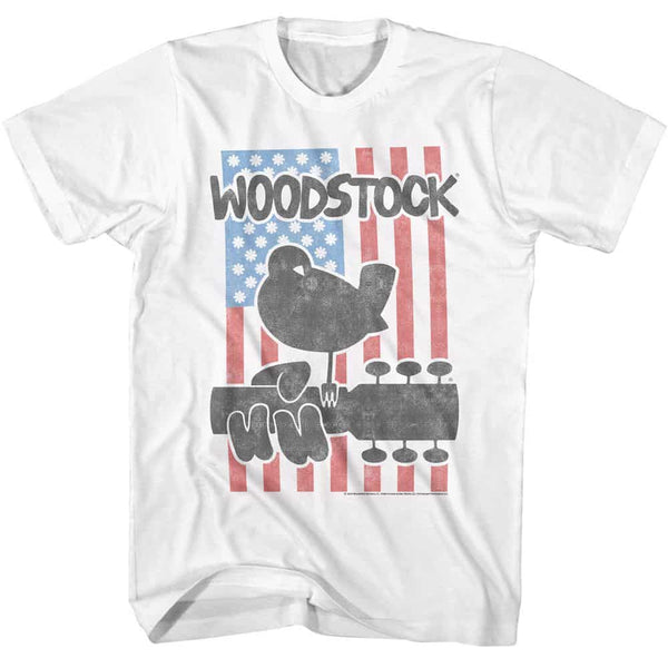 Woodstock Flower Flag- S/S Tshirt