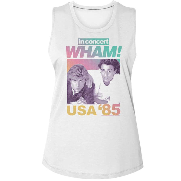 Wham-Usa 85 Gradient- Ladies Muscle Tank