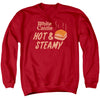 White Castle - Hot & Steamy Adult Crewneck Sweatshirt