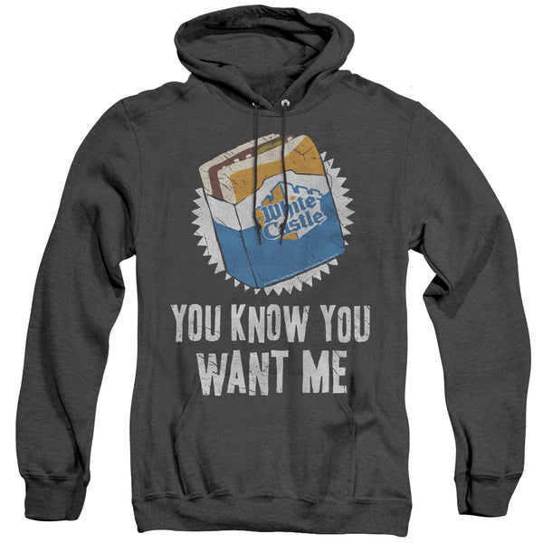 White Castle - Want Me Adult Heather Hoodie