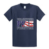 Volunteer Fire Flag - T-Shirt - Tall Graphic Tee