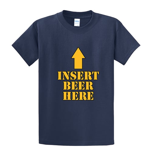 Insert Beer Here - Graphic Tee