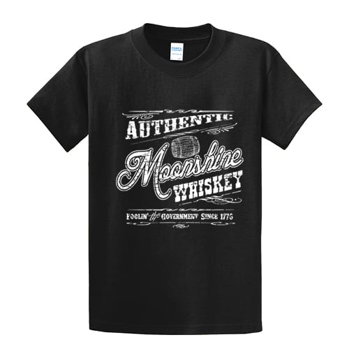 Authentic Moonshine Whiskey - Graphic T-Shirt