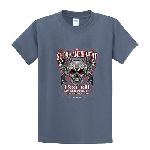 Second Amendment Skull - Graphic Tee