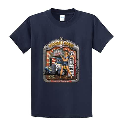 rt 66 hot rod girl T-Shirts