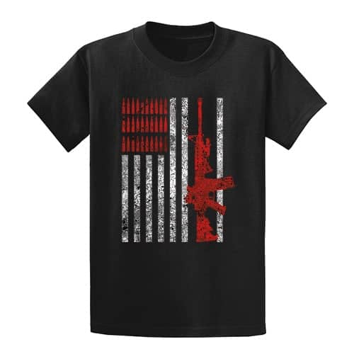 Vertical Gun Flag - Graphic Tee
