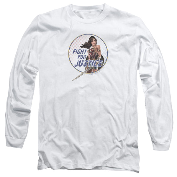 Wonder Woman Movie - Fight For Justice Adult Long Sleeve