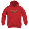 Wonder Woman Movie - Wonder Woman Logo Youth Hooded Sweatshirt