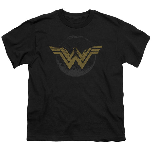 Wonder Woman Movie - Distressed Logo Youth Short Sleeve