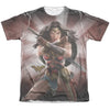 Wonder Woman Movie - Protector Of Humanity Adult Regular Fit Short Sleeve 65 - 35 Poly - Cotton