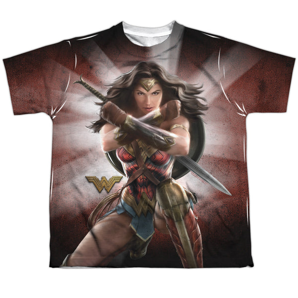 Wonder Woman Movie - Protector Of Humanity Youth Short Sleeve 100% Poly