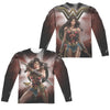 Wonder Woman Movie - Protector Of Humanity (Front - Back Print) L - S Adult Poly Crew