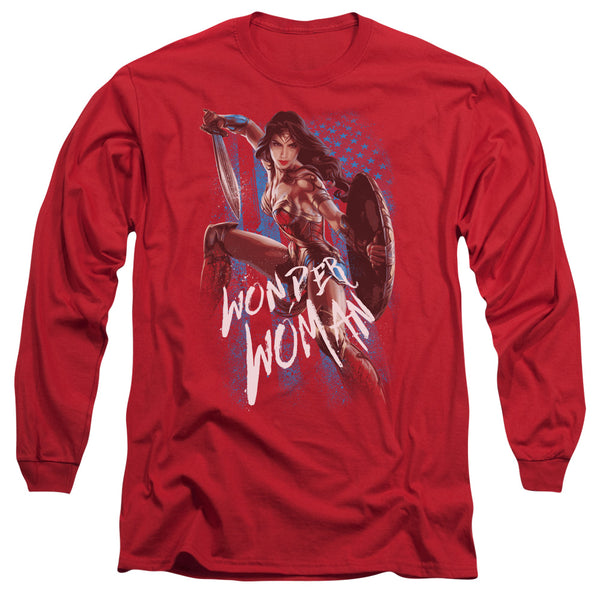 Wonder Woman Movie - American Hero Adult Long Sleeve