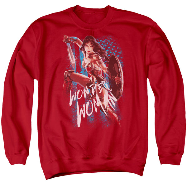 Wonder Woman Movie - American Hero Adult Crewneck Sweatshirt