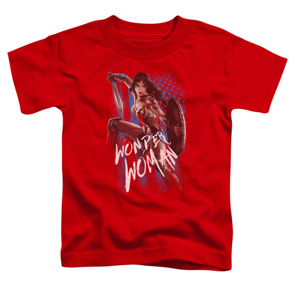 Wonder Woman Movie - American Hero Toddler Short Sleeve