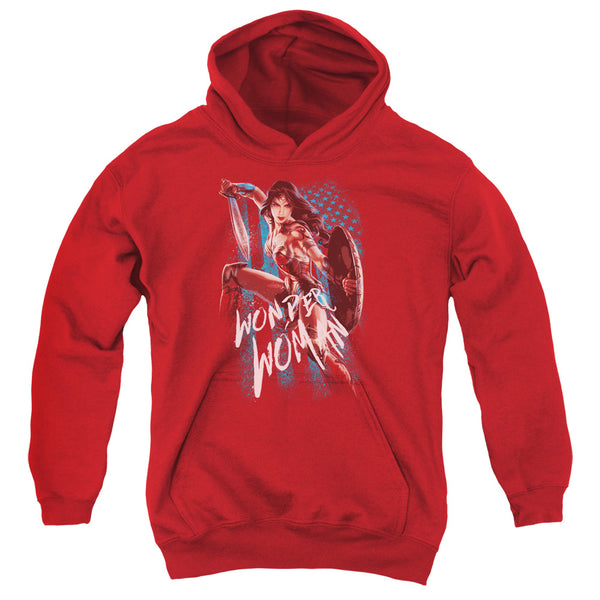 Wonder Woman Movie - American Hero Youth Hooded Sweatshirt
