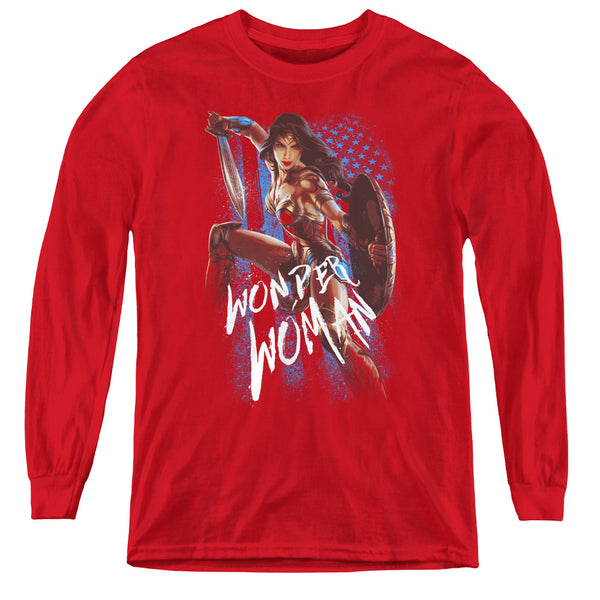 Wonder Woman Movie - American Hero L - S Youth
