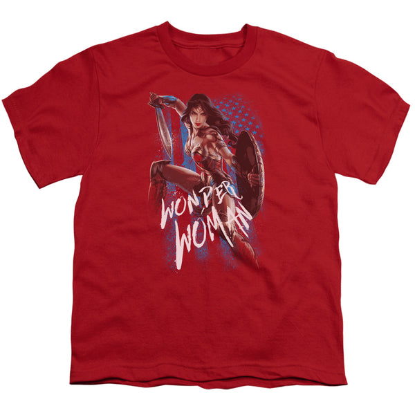 Wonder Woman Movie - American Hero Youth Short Sleeve