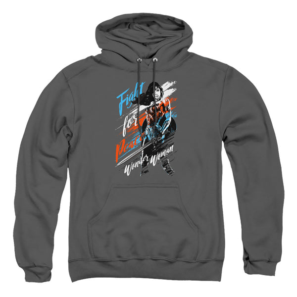 Wonder Woman Movie - Fight For Peace Adult Pullover Hoodie