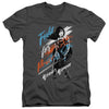 Wonder Woman Movie - Fight For Peace Adult Slim Fit V Neck Cotton