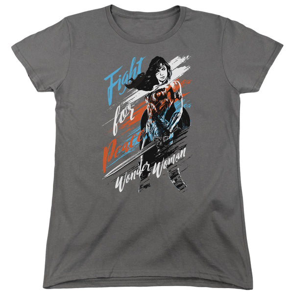Wonder Woman Movie - Fight For Peace Women's Short Sleeve